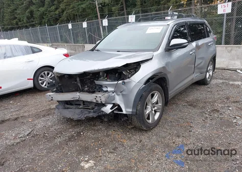 2015 Toyota Highlander Limited V6 из США, поврежденный, VIN 5TDDKRFH2FS187955